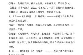 全面整理！人教版四年级下册语文复习资料48页图片