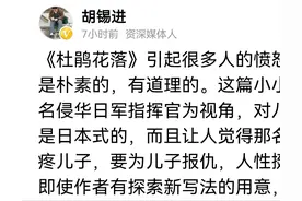 胡锡进再删文章！妄图替《杜鹃花落》洗地，没想反溅自己一身泥图片