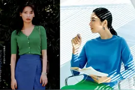 终于！我get到了“绿色”的美，5种穿搭“配色”方案，太惊艳了图片