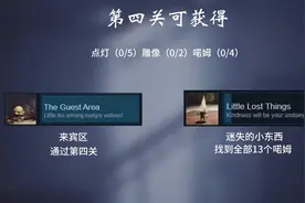 【小小梦魇】主线第一关全成就+妙脆角收集+雕像+点灯收集攻略图片