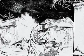 民间故事：僧人撞破侍女男儿身，保住了夫人贞洁：善有善报图片