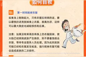 身上着火怎么办 教你三步自救、施救图片