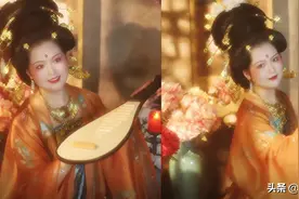 00后女孩神还原杨贵妃 网友：杨玉环本环图片