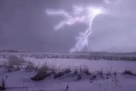 沈阳下雪天打雷，俗话说“雷打雪，人吃铁”，雷打雪真是凶兆吗？图片