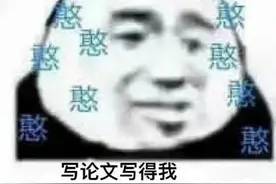 写论文表情包：这是不是焦头烂额的你图片