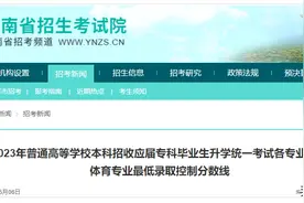 专升本分数线，公布！图片