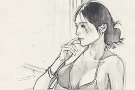 画师oaoi青春女孩人物铅笔素描绘画作品欣赏1（图）图片