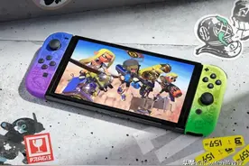 你们要的新款Switch来了！《喷射战士3》限定款Switch OLED公布图片