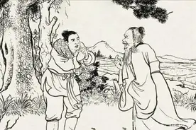 民间故事：酒蒙子贪杯睡荒坟，村里长者：你摊上大事了图片