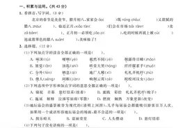 六年级语文下册，1-6单元53全优卷及答案，收藏备用图片
