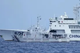 外媒:中国海警船比美日菲加在一起还多，横冲直撞非常野蛮！图片