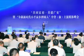 “共同富裕·共建广安”暨“争做新时代小平家乡种树人”中省（渝）主流媒体峰会举行图片