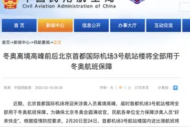 首都机场T3航站楼明天起暂停向公众开放，用于冬奥航班保障图片