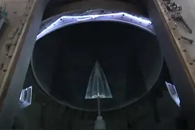 30马赫风洞里，测试国产空天母舰，美国的科幻武器，被中国现实？图片