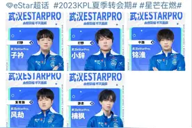最新消息！武汉estar挂牌6人，Alan、风劫均在其中图片