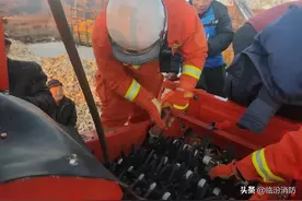 警惕！玉米机“吞手”，消防破拆救援图片
