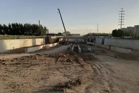 长治西环路市政道路工程有序推进图片