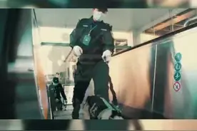 警犬随警地铁巡逻 保护市民出行安全图片