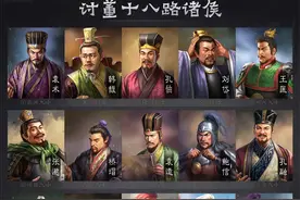 所谓讨伐董卓的十八路诸侯如何排名？图片