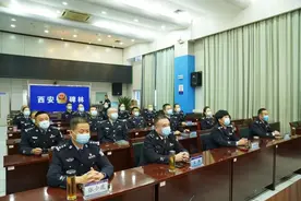 西安公安碑林分局掀起学习二十大精神热潮图片