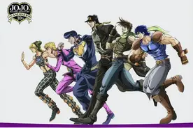 JOJO动画10周年6JO同框，3人同为195cm，承太郎却显得最高图片