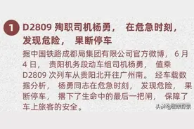 西南交大学子d2809殉职司机杨勇，5秒钟这个动作，挽救一车人图片
