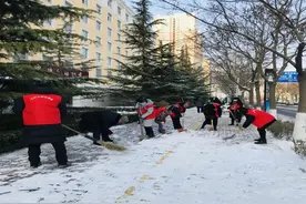 “千人大扫雪”助民行 暖人心图片