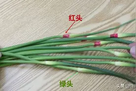 买蒜苔，要分清“绿头”和“红头”，区别挺大，弄懂再买也不迟图片