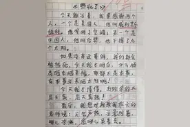 “我的爸爸丑如泥巴”，小学生“作文”走红，网友：这孩子能处图片