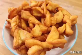 农村特色炸果子，外酥里软，凉了也不硬，过年当小零食超美味图片