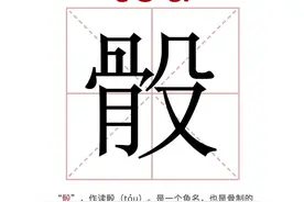 每天学习一个生僻字——“骰”图片
