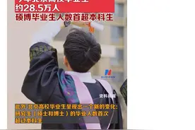 硕博士毕业生人数首超本科生意味着什么？图片