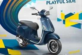 新车 | 售价35500元，最大功率9.5千瓦，Vespa Sprint繁星蓝上市图片