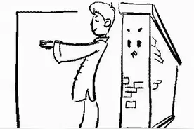 养生小妙招——撞背图片