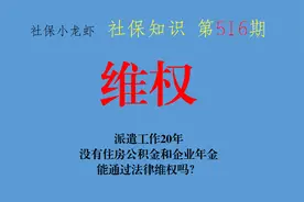 派遣工作20年，没有住房公积金和企业年金，能通过法律维权吗？图片