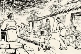 民间故事：百姓磕头求下雨，张寡妇怒打龙王爷图片