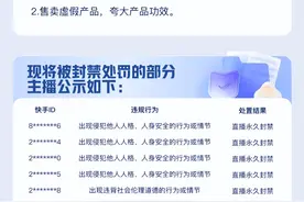 抖音快手大批封号，主播要小心了图片