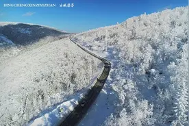 这里是中国冬天最美的公路，令人震撼的林海雪原童话王国图片