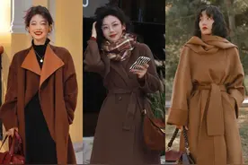 今年火了一种穿法：大衣+裙子，优雅知性有女人味，多久都不过时图片