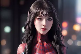 漫威的AI宇宙：当数字世界里的美女遇上蜘蛛侠，你准备好了吗？图片