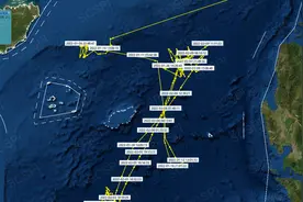 美海军监视船进入南海，F—35C坠海视频流出，事故原因再引热议图片