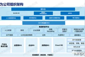 一张图看懂华为研发体系的组织架构和组织生态图片