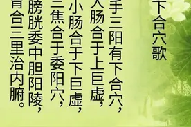 下合穴图片