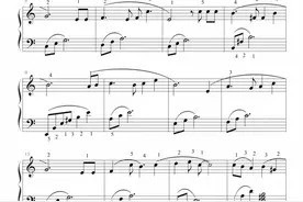 天空之城C调简单版，钢琴谱，久石让，曲谱分享图片