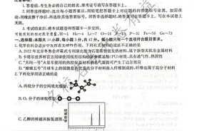 2023届湖南省高三下学期九校联盟第二次联考化学试题图片