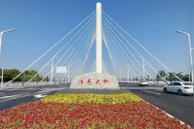 西安高新区：沣邑大桥正式通车图片