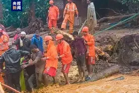 印度喀拉拉邦山体滑坡死亡人数升至84人图片