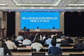 巍山县血吸虫病消除达标调度工作会议强调：全面动员合力攻坚扎实做好国家血吸虫病消除达标各项工作图片