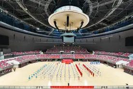 银龄庆国庆，亚运场馆上起健身气功八段锦“公开课”图片