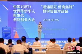 侨界青年共话“数字思路”前景 探索数字贸易发展新路径图片